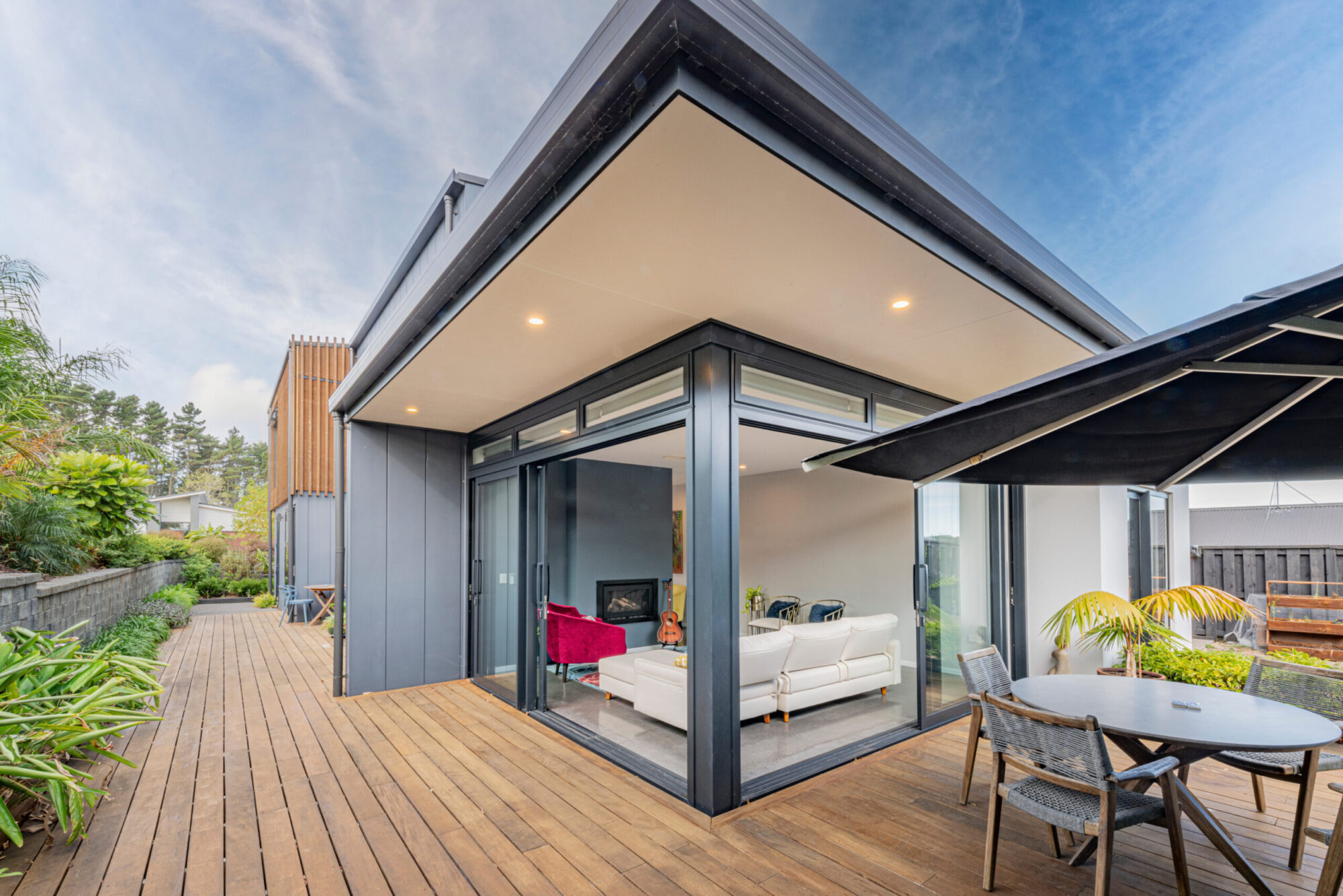 View of Innovative Home Design Maximizes Solar Gain & Outdoor Accessibility